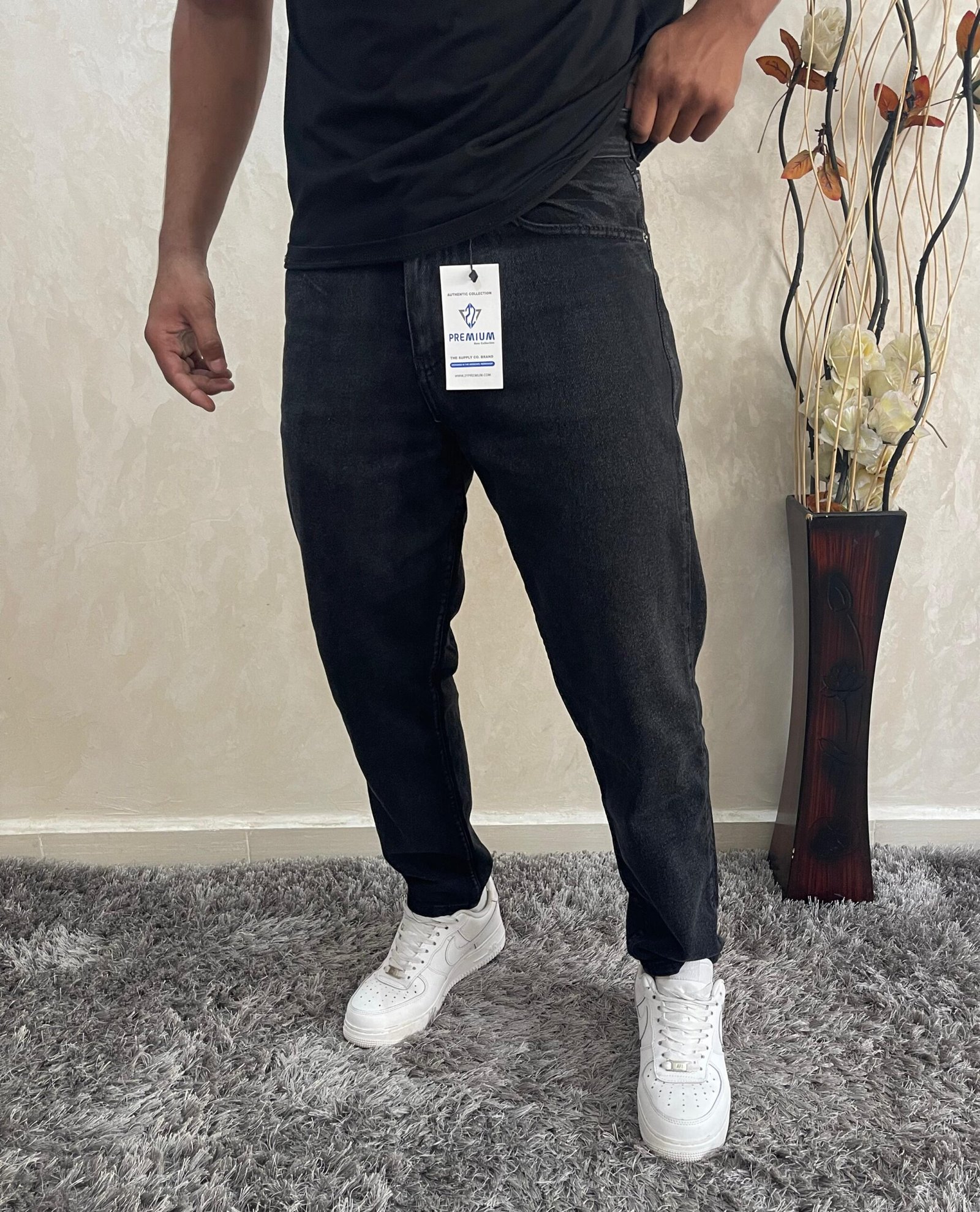 Boyfriend Jeans Pants Non stretch - Image 2