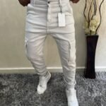 Men's Casual Wild Cargo Pants Outdoors Work Drope Jeans