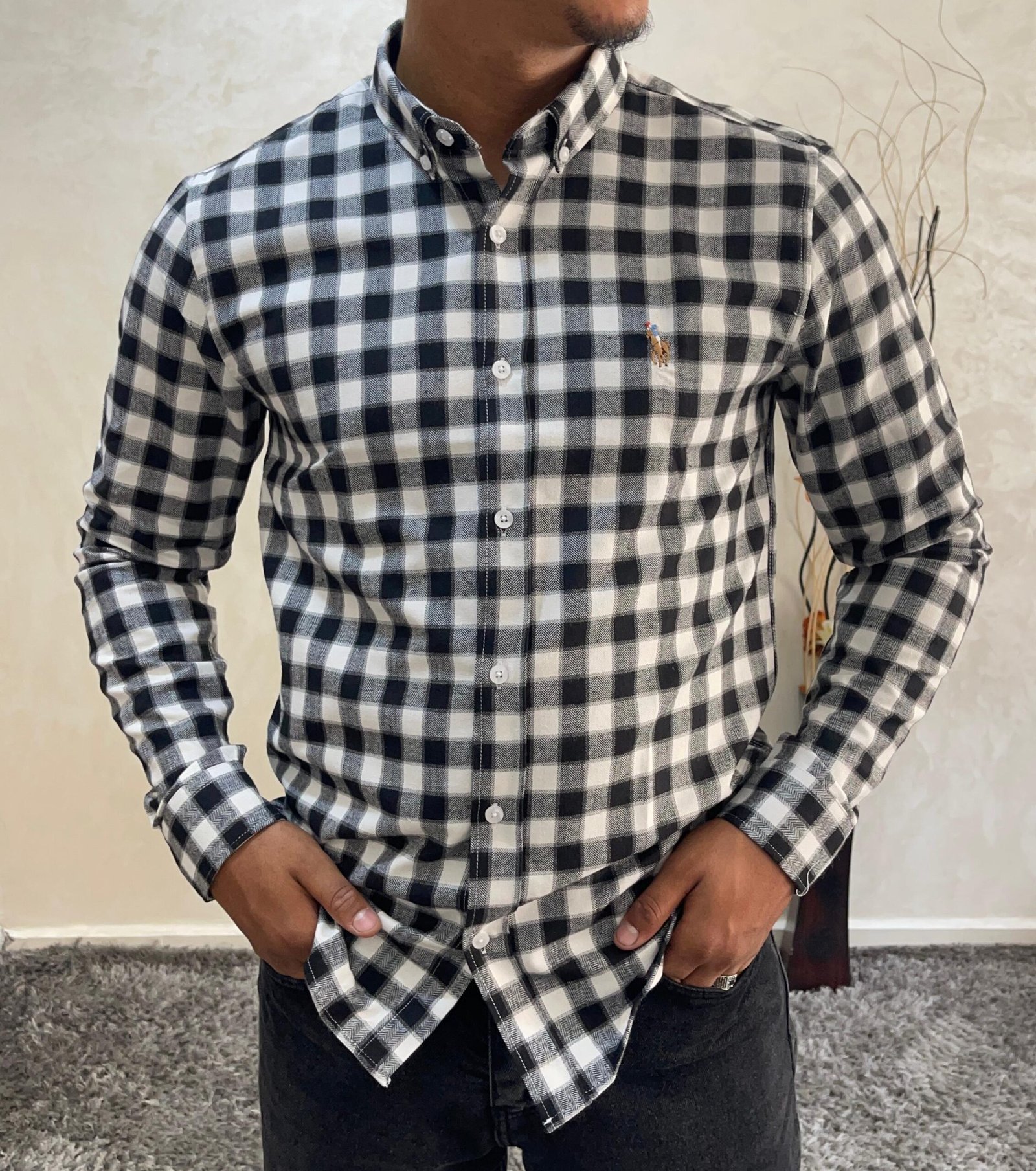 Mens Flannel Shirts Long Sleeve Flannel Shirt for Men Warm Casual Soft Cotton Button Down