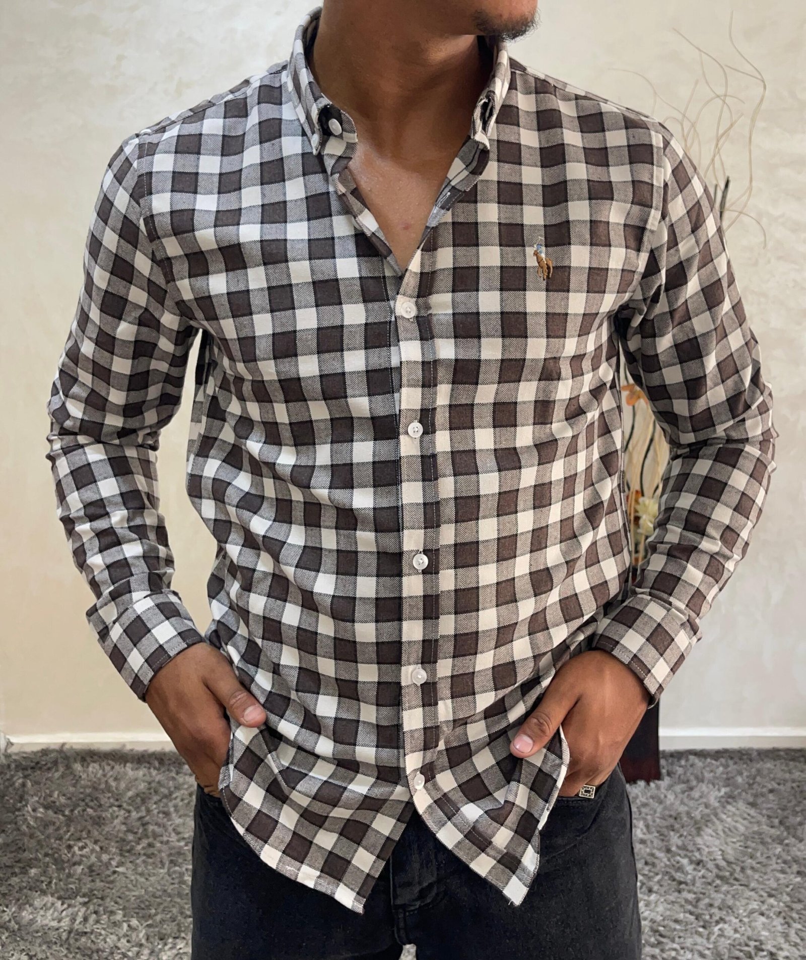 Mens Flannel Shirts Long Sleeve Flannel Shirt for Men Warm Casual Soft Cotton Button Down - Image 3