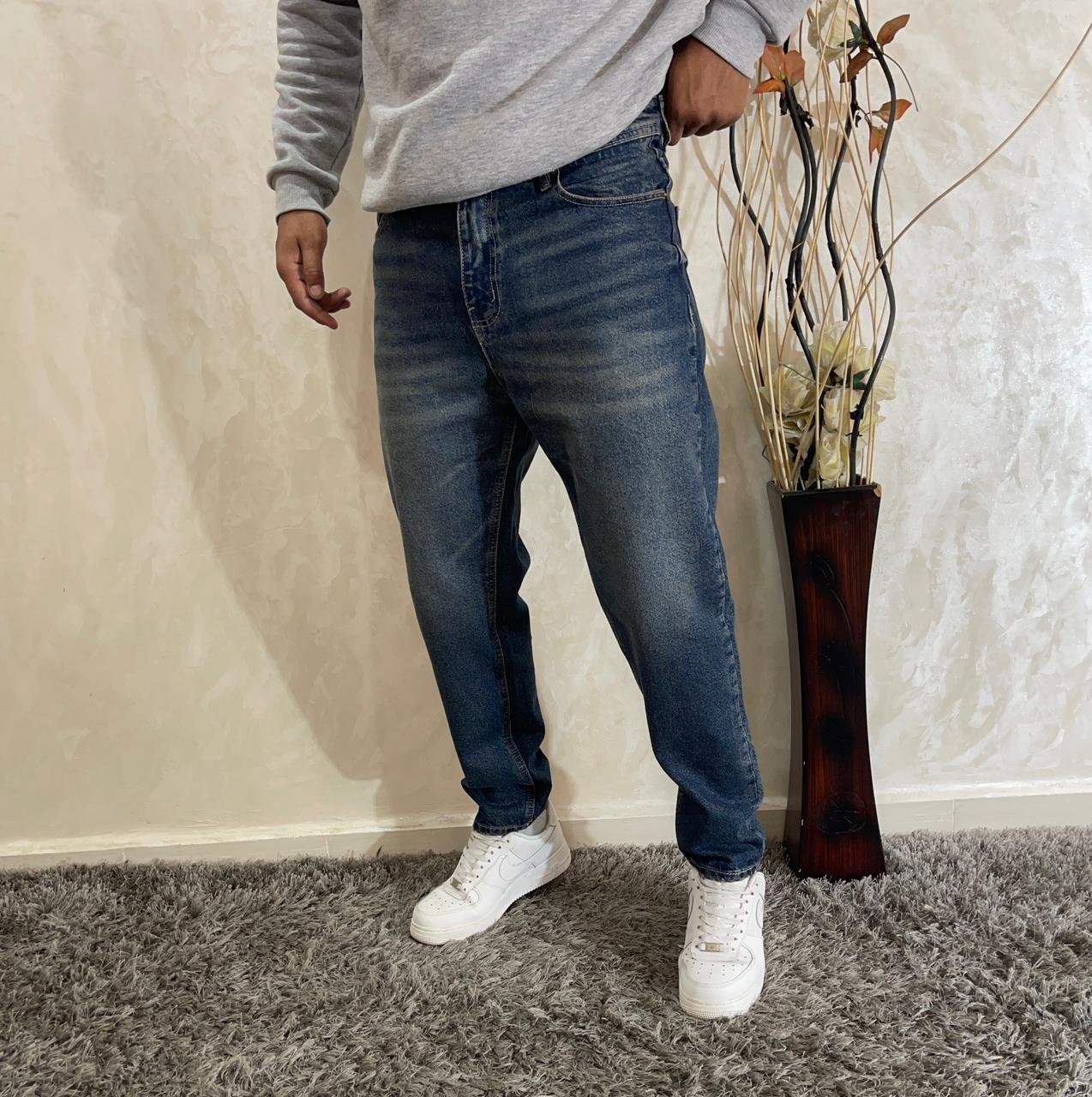 Men's Non-Stretch Loose Fit Boyfriend Jeans Style Pants - Image 6