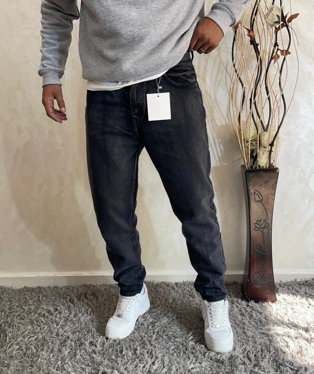 Men's Non-Stretch Loose Fit Boyfriend Jeans Style Pants