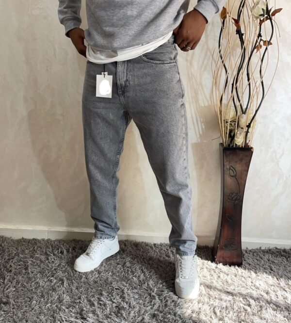 Men's Non-Stretch Loose Fit Boyfriend Jeans Style Pants - Image 2