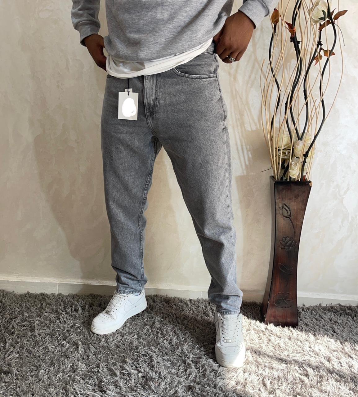 Men's Non-Stretch Loose Fit Boyfriend Jeans Style Pants - Image 2