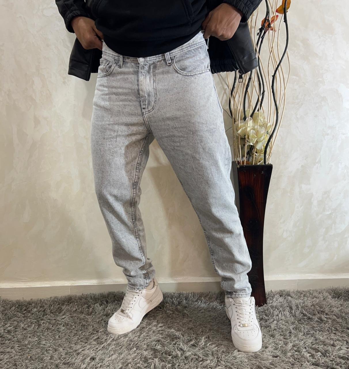 Boyfriend jeans non stertch 100% Coton - Image 3