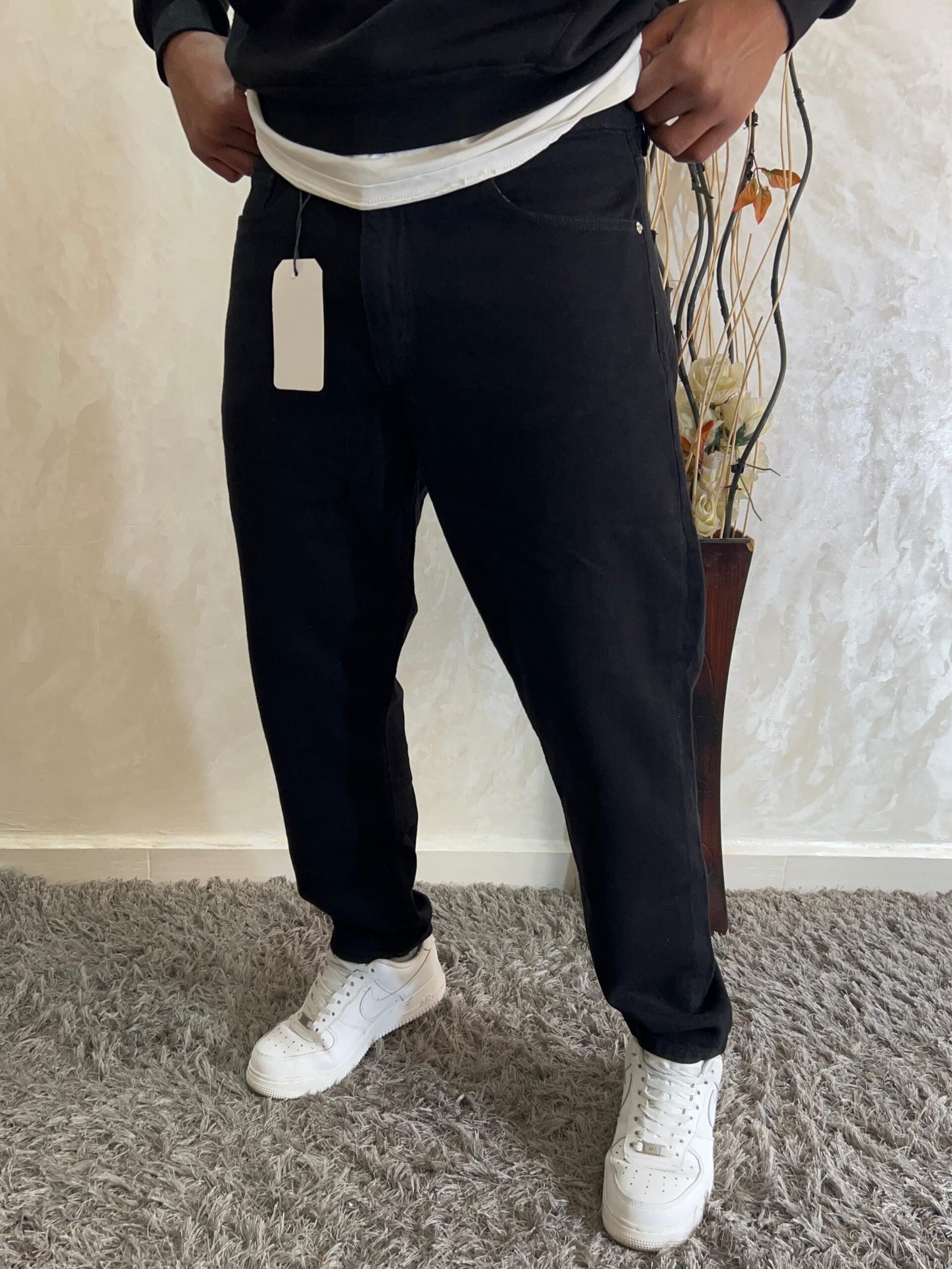 Men's Non-Stretch Loose Fit Boyfriend Jeans Pants VS 4 - Image 4