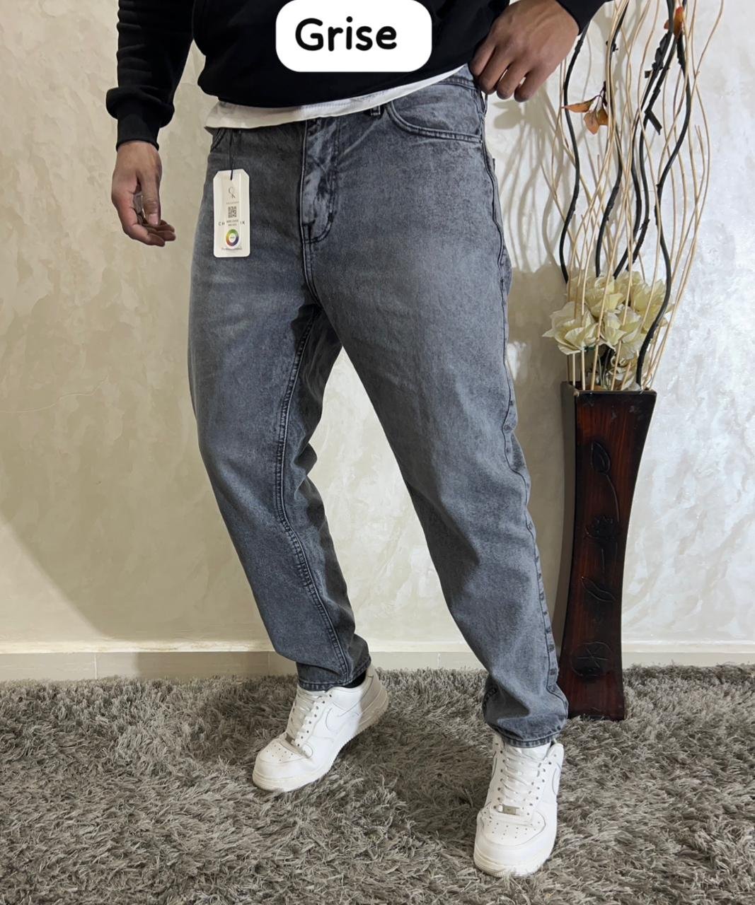 Men's Non-Stretch Loose Fit Boyfriend Jeans Pants VS 5 - Image 3