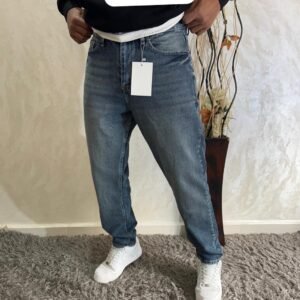 Men's Non-Stretch Loose Fit Boyfriend Jeans Pants VS 4