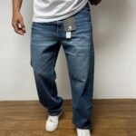 Men's Baggy Jeans Wide Leg – Heavyweight 100% Cotton Loose Fit Jeans,  Multiple Washes Available