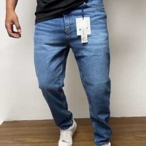 Men s Original Straight Taper Fit Casual Stretch Denim Pants Boyfriend