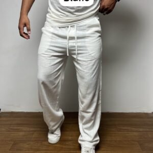 Pantalon Décontracté en Lin pour Homme – Style d'Été Confortable