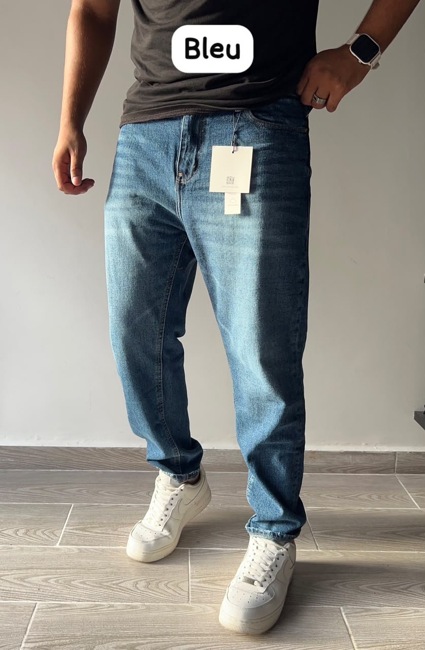 Men s Original Straight Taper Fit Casual Stretch Denim Pants Boyfriend vs keps V2 - Image 5