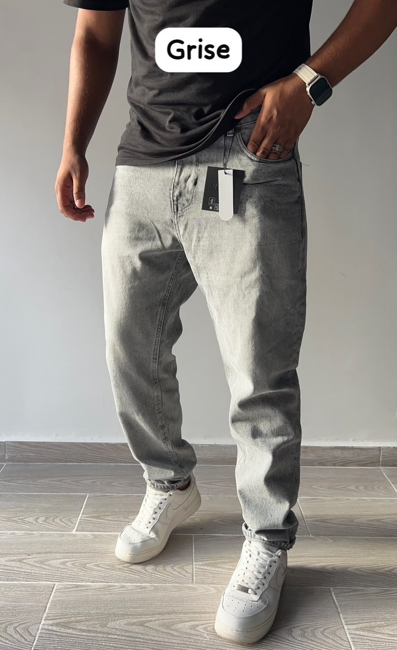 Men s Original Straight Taper Fit Casual Stretch Denim Pants Boyfriend vs keps V2 - Image 4