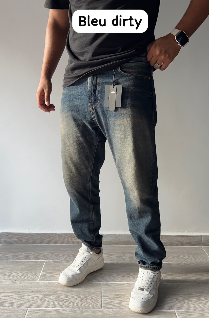 Men s Original Straight Taper Fit Casual Stretch Denim Pants Boyfriend vs keps V2 - Image 2